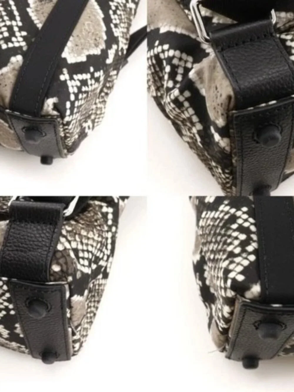 COLE HAAN Grand Ambition Small Backpack Daypack convertible 3WAY black Nyl... - Picture 4 of 12